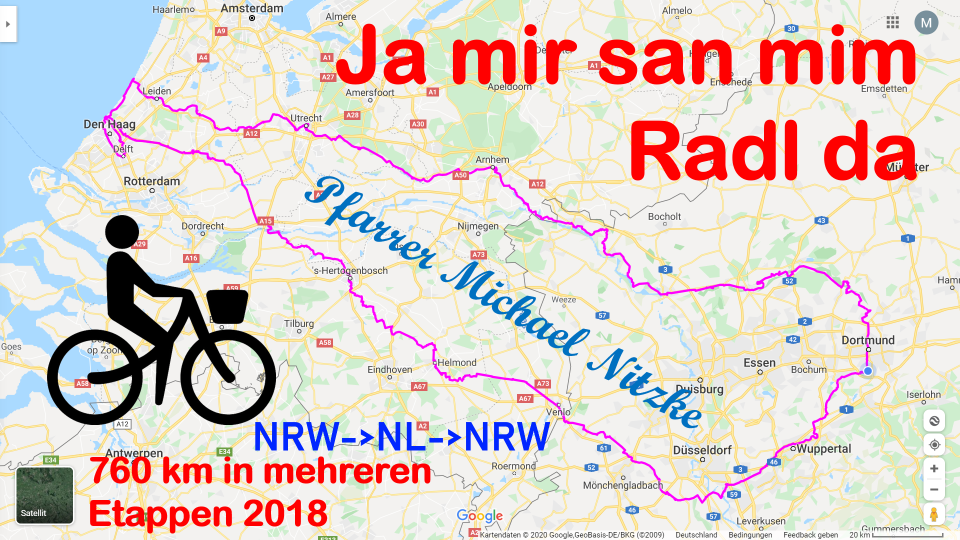 Übersicht Radtour NRW-NL-NRW